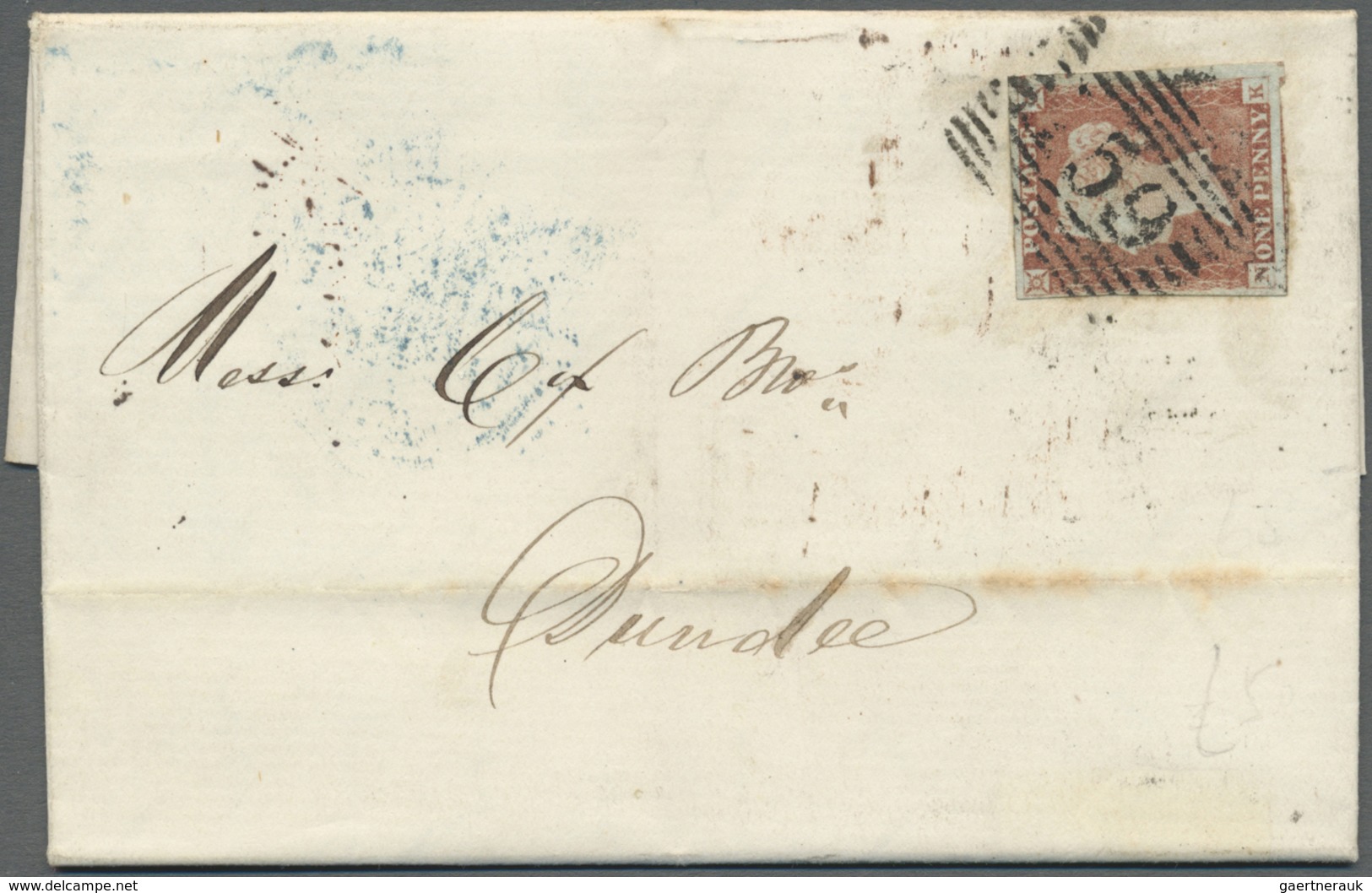 Br Großbritannien: 1838/1880 (ca.), Collection Of Apprx. 77 Covers Mainly Bearing Frankings 1d. Red And - Autres & Non Classés