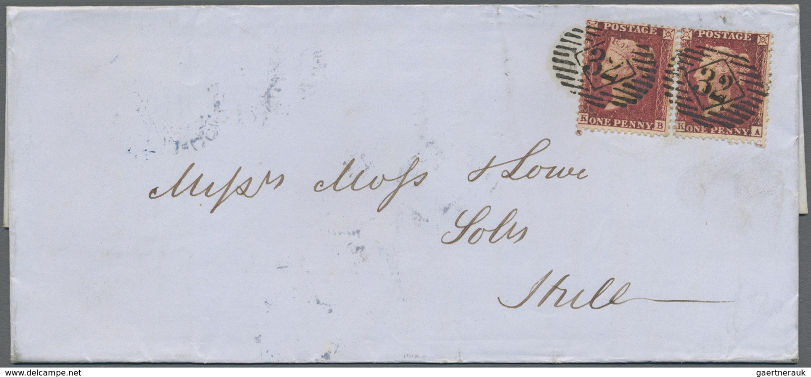 Br Großbritannien: 1838/1880 (ca.), collection of apprx. 77 covers mainly bearing frankings 1d. red and
