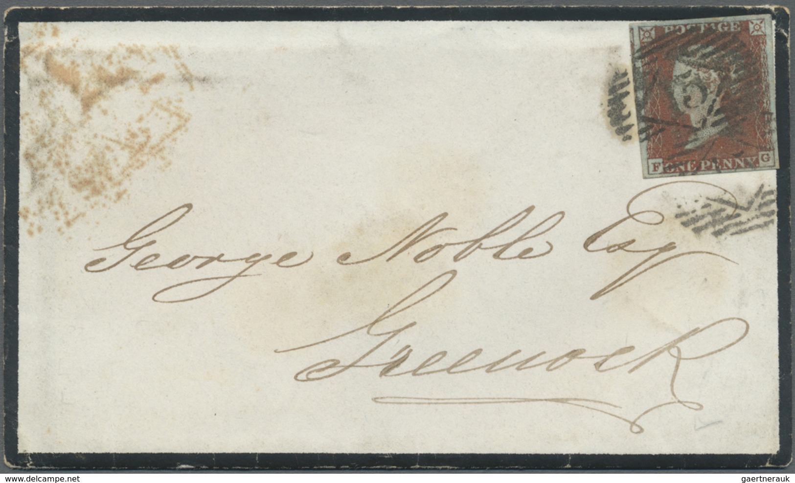 Br Großbritannien: 1838/1880 (ca.), collection of apprx. 77 covers mainly bearing frankings 1d. red and