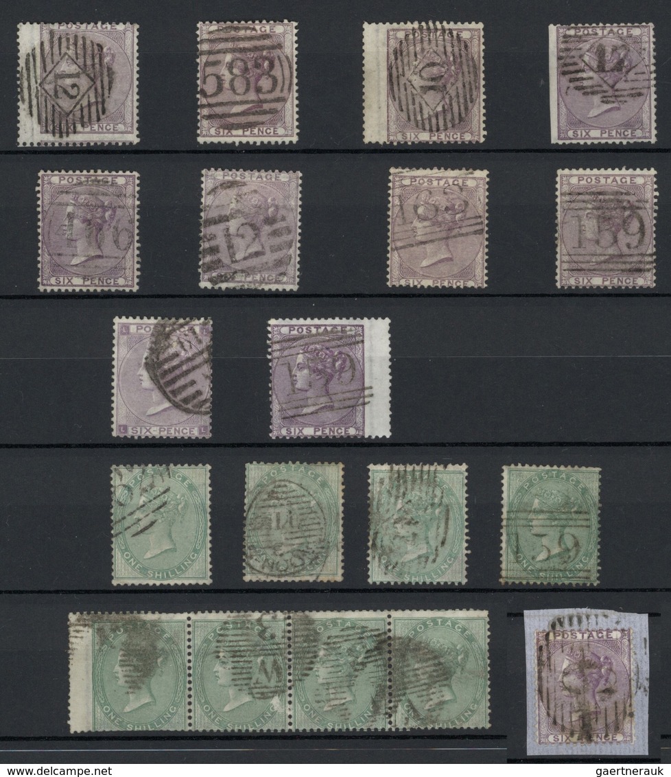 O/Br/* Großbritannien: 1840/1940 (ca.), mainly used collection in a stockbook with main value in the QV iss