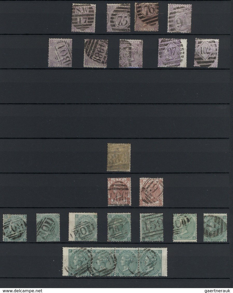O/Br/* Großbritannien: 1840/1940 (ca.), mainly used collection in a stockbook with main value in the QV iss