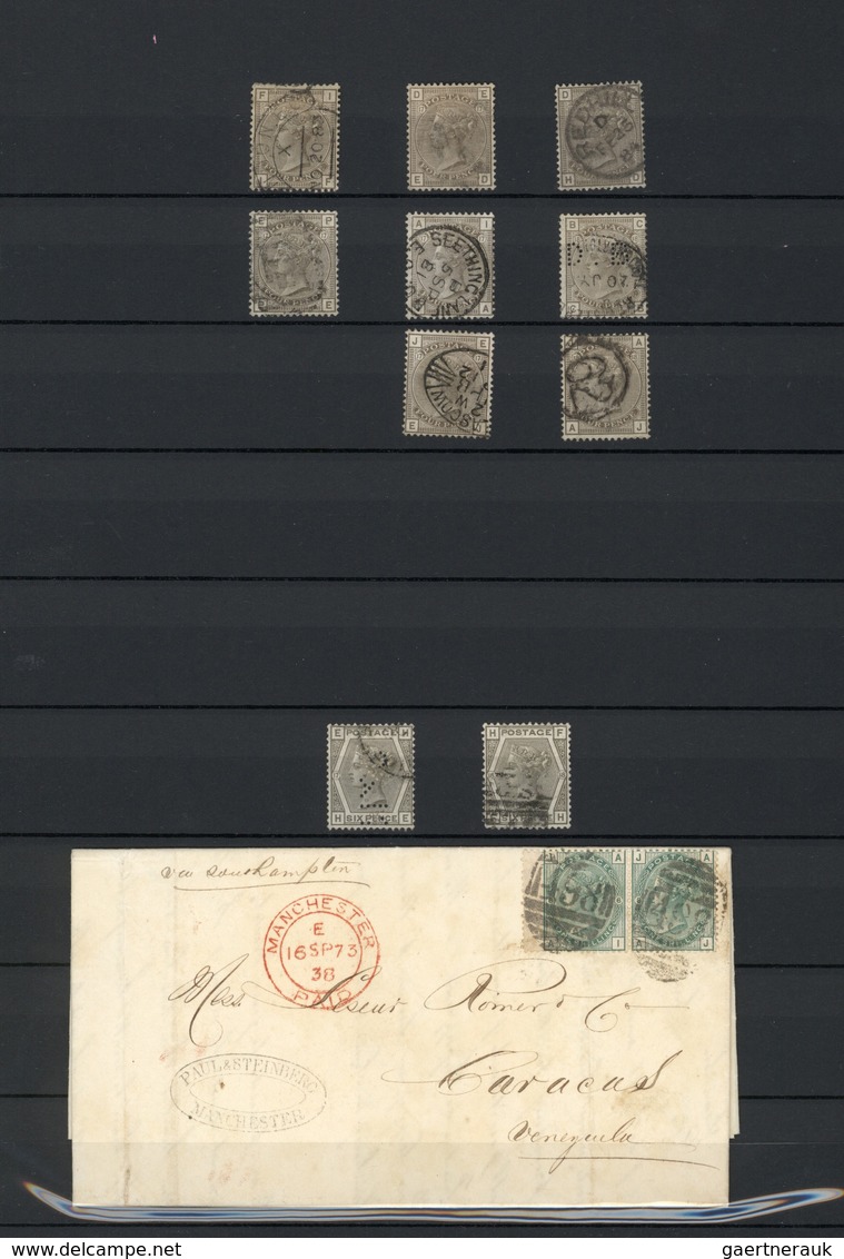 O/Br/* Großbritannien: 1840/1940 (ca.), mainly used collection in a stockbook with main value in the QV iss