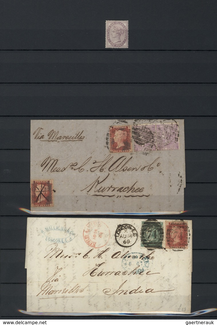 O/Br/* Großbritannien: 1840/1940 (ca.), mainly used collection in a stockbook with main value in the QV iss