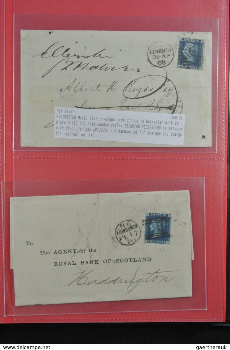 Großbritannien: 1840/1902: Great collection of single frankings, mainly in very fresh and wonderful