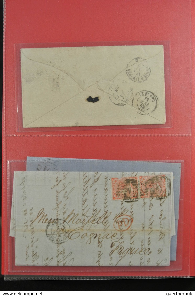 Großbritannien: 1840/1902: Great collection of single frankings, mainly in very fresh and wonderful