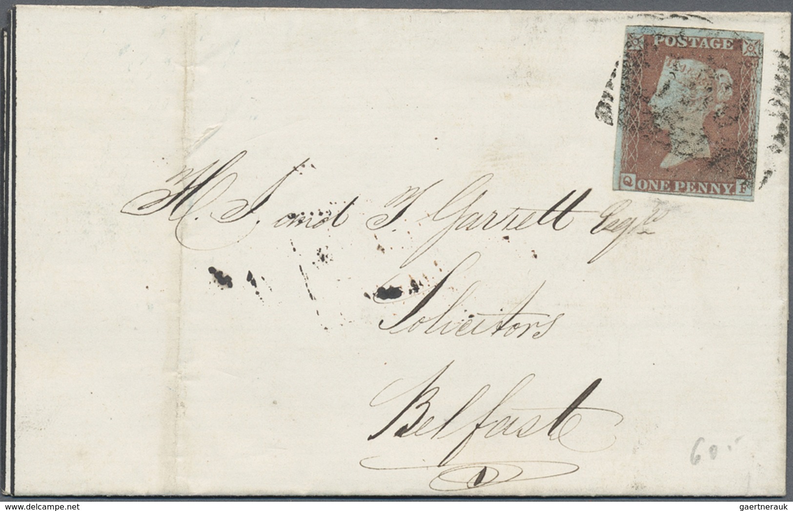 Br Großbritannien: 1841/1890 (ca): Queen Victoria: 217 letters, covers and postal stationary in a SAFE