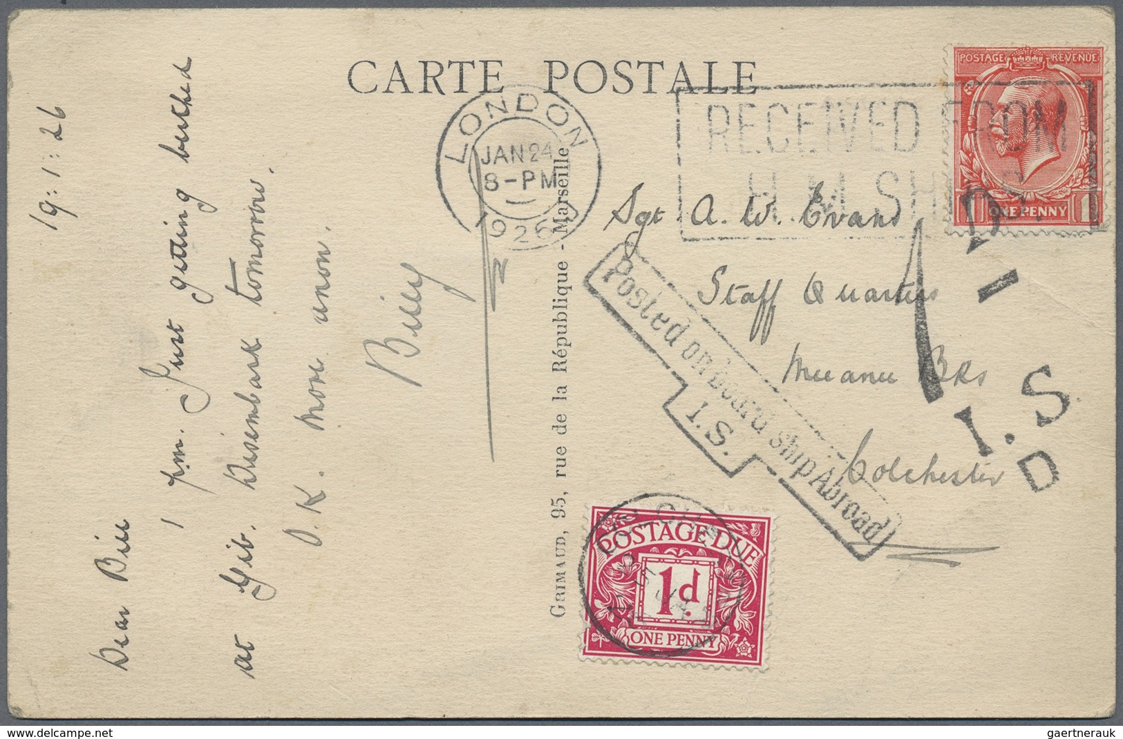 Br/GA Großbritannien: 1870/1970, Accumulation With About 80 Covers, Card And Postal Stationeries, From Tha - Autres & Non Classés