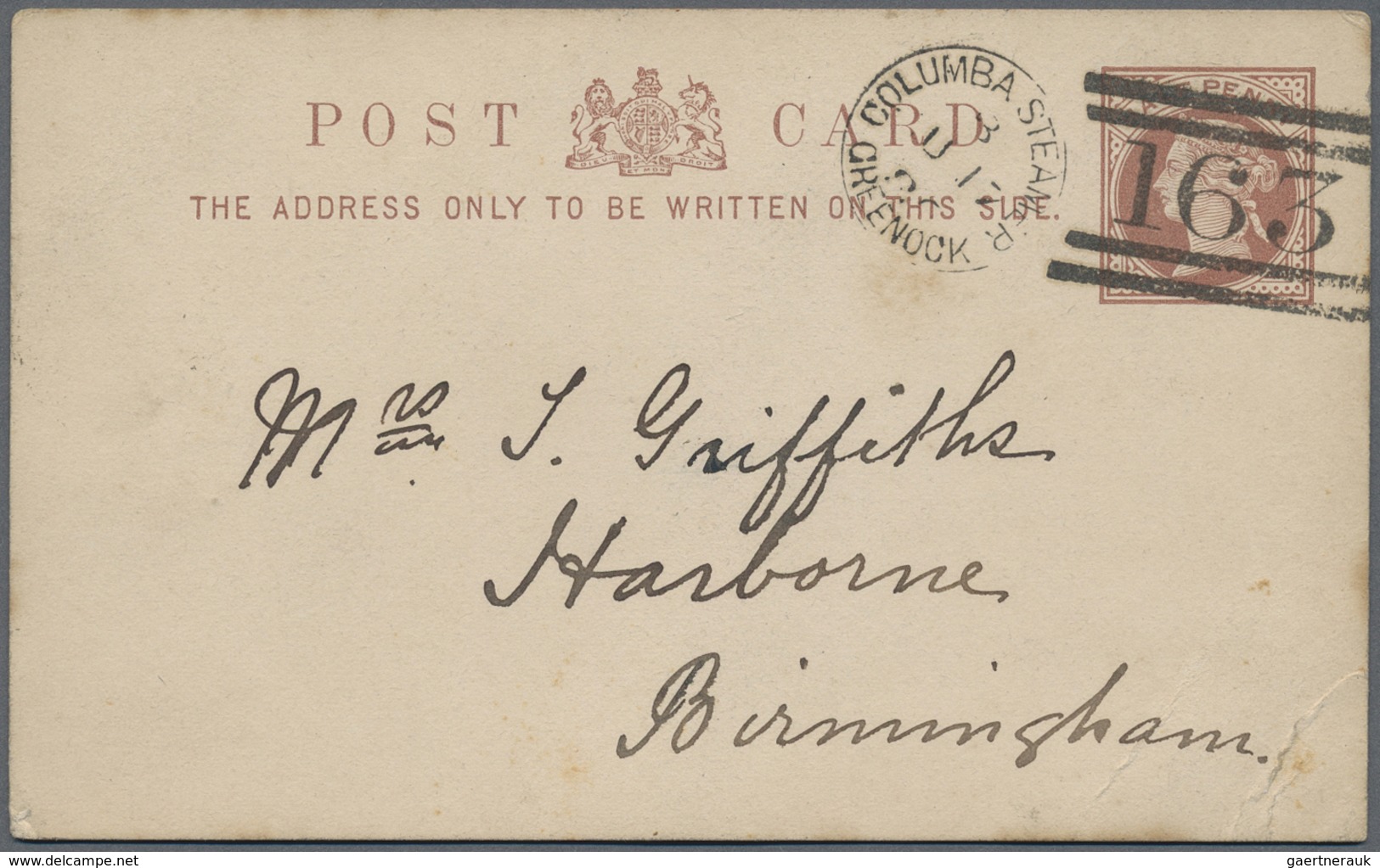 Br/GA Großbritannien: 1870/1970, accumulation with about 80 covers, card and postal stationeries, from tha