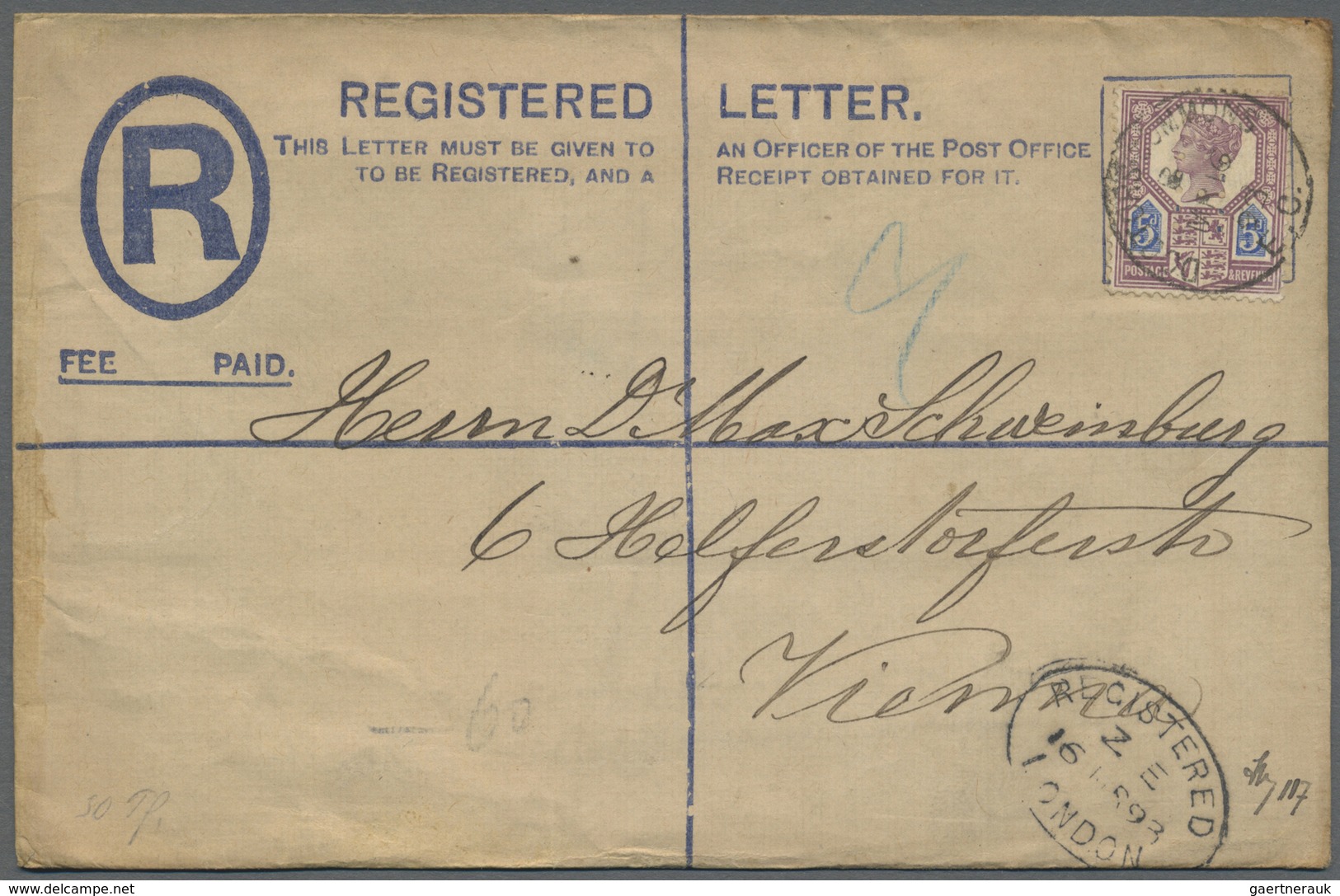 Br/GA Großbritannien: 1874/1967 (ca.), Accumulation With About 100 Covers And Used/unused Postal Stationer - Autres & Non Classés