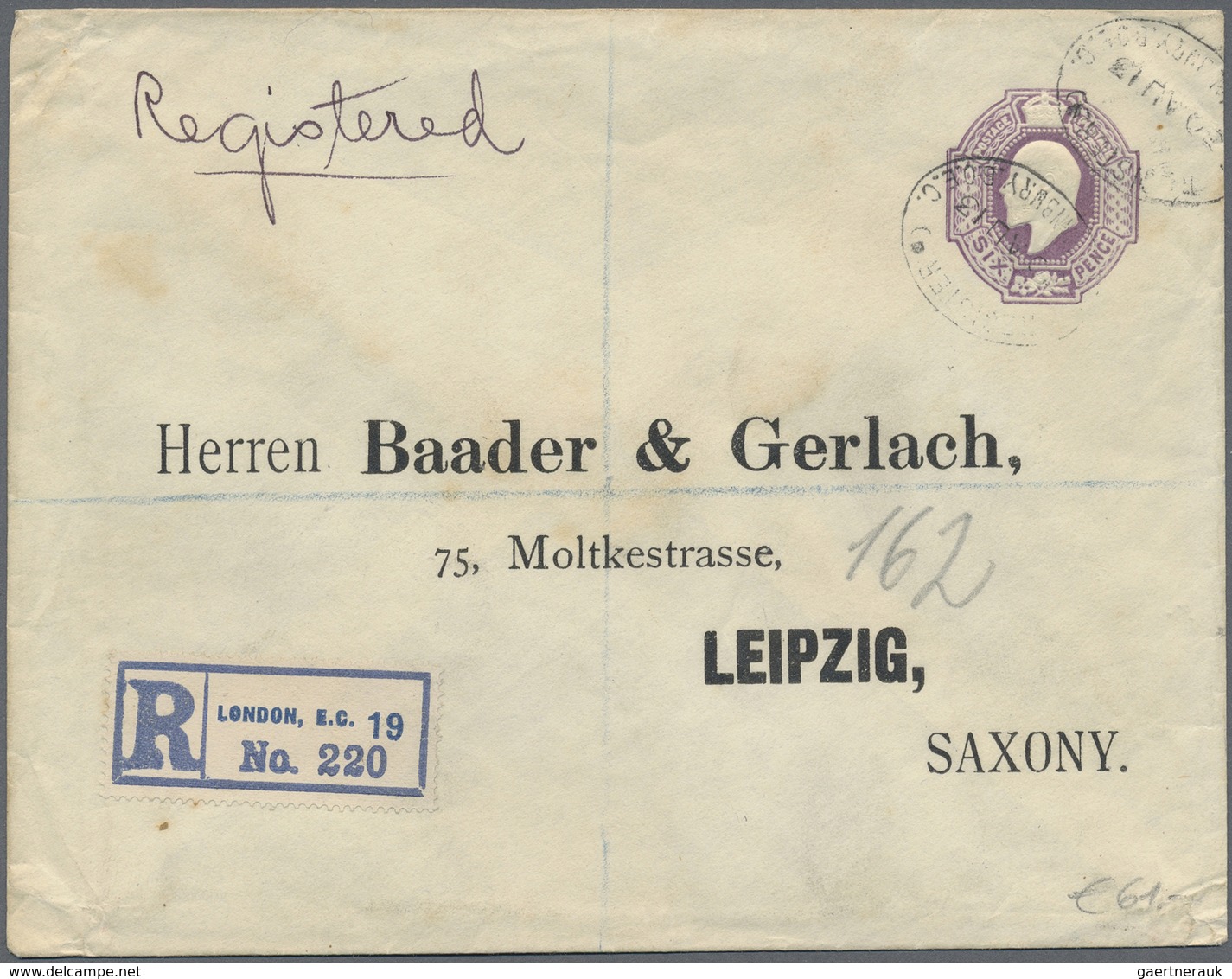 Br Großbritannien: 1906 /1960 (ca): 186 Covers And Postal Stationary, King George To Queen Elisabeth In - Autres & Non Classés