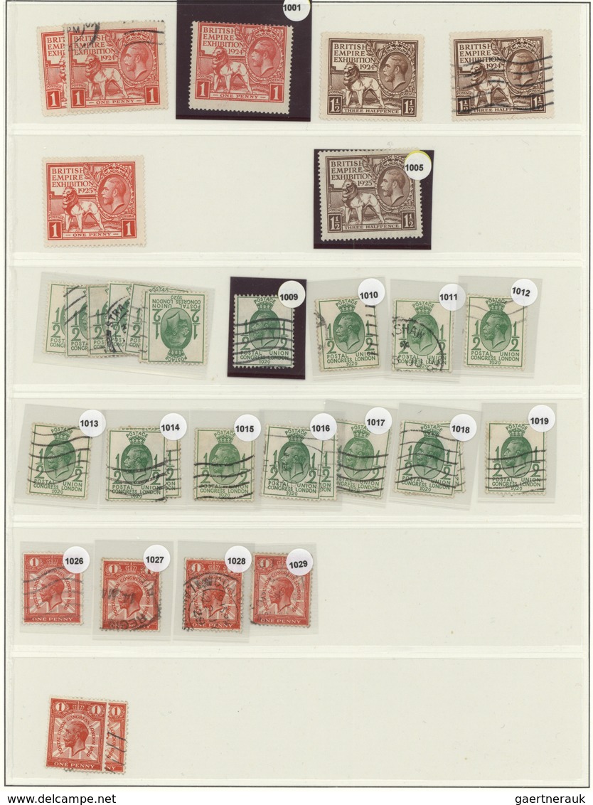**/O/* Großbritannien: 1924/1936 (ca.), specialised assortment incl. units, controls, a nice selection of f