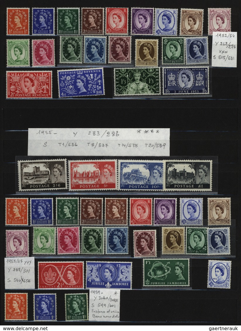 ** Großbritannien: 1952/1991, Apparently Complete (main Cat.numbers Plus Many Extras) Specialised Colle - Autres & Non Classés
