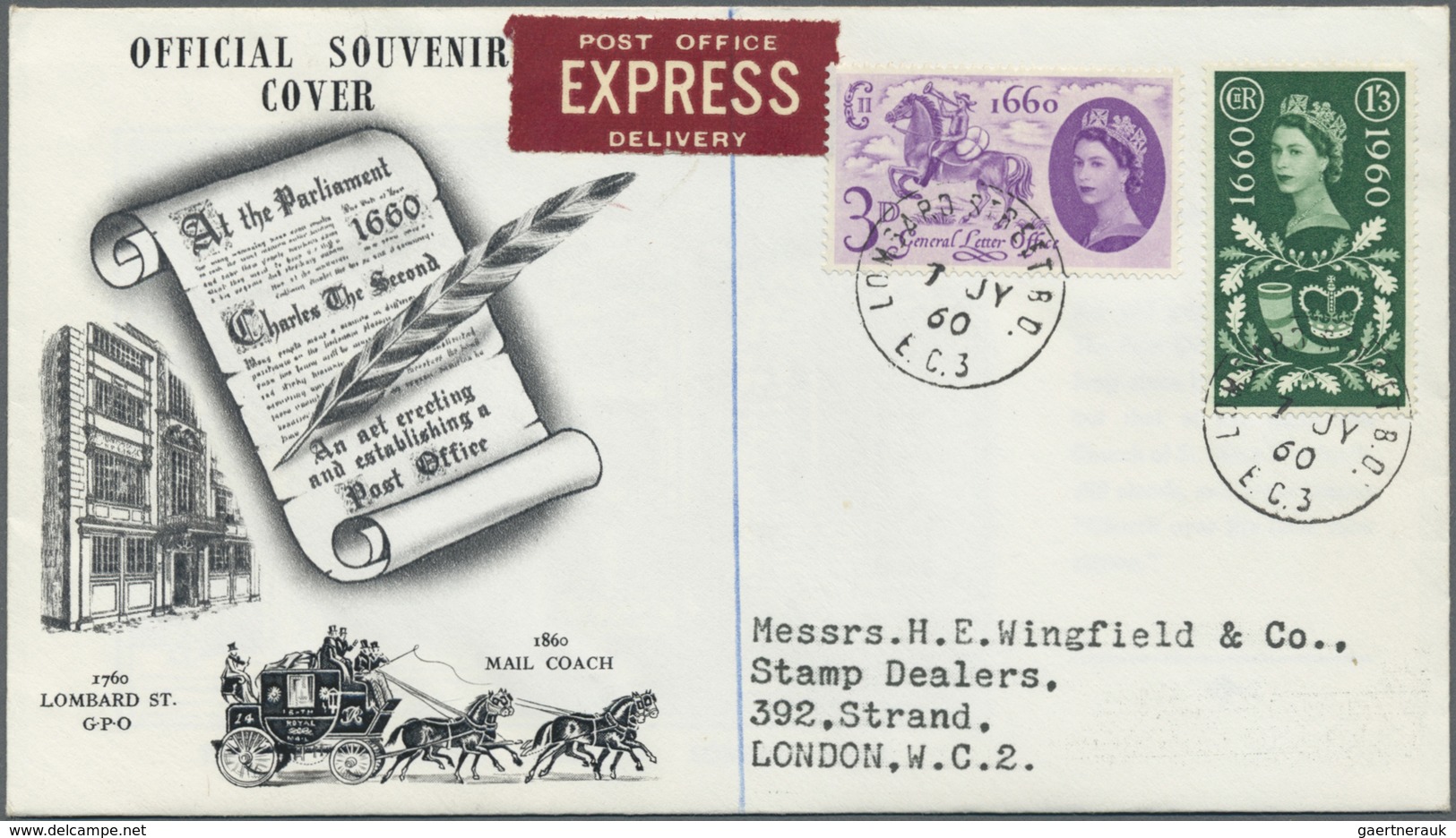 /Br Großbritannien: 1953/1971, collection of mainly f.d.c. incl. SG nos. 532/35 (2), 560, 567/69, 619/20