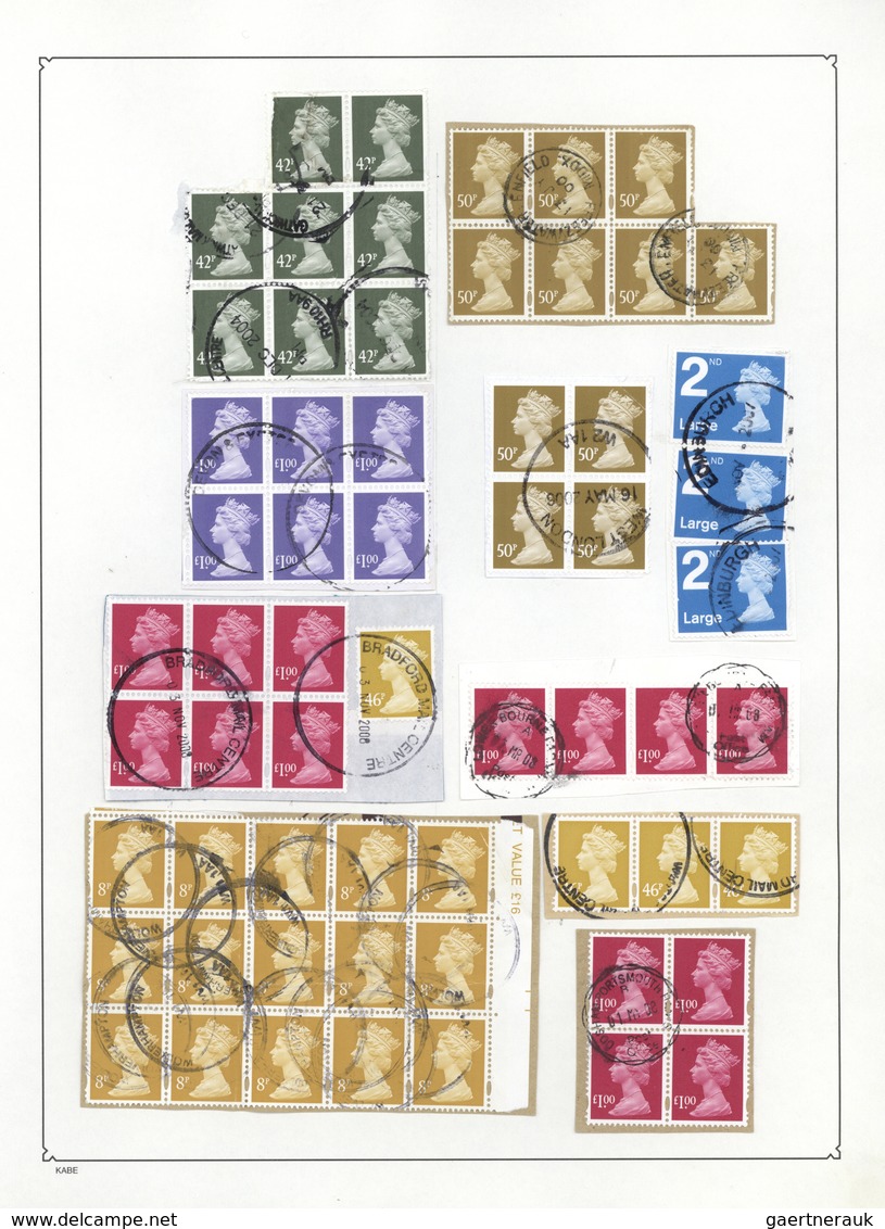 Brfst/O/** Großbritannien - Machin: 1973/2000 (ca.), Comprehensive Collection Of The Definitives Machins/Castle - Série 'Machin'