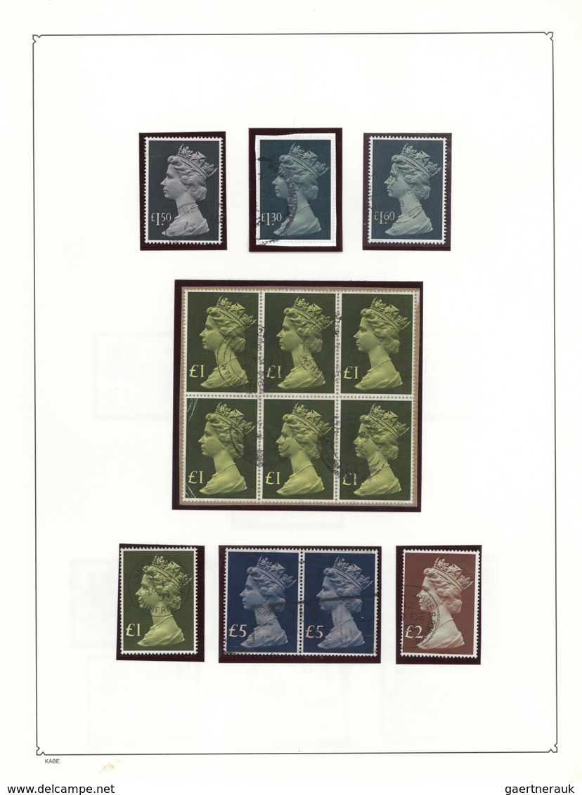 Brfst/O/** Großbritannien - Machin: 1973/2000 (ca.), Comprehensive Collection Of The Definitives Machins/Castle - Série 'Machin'