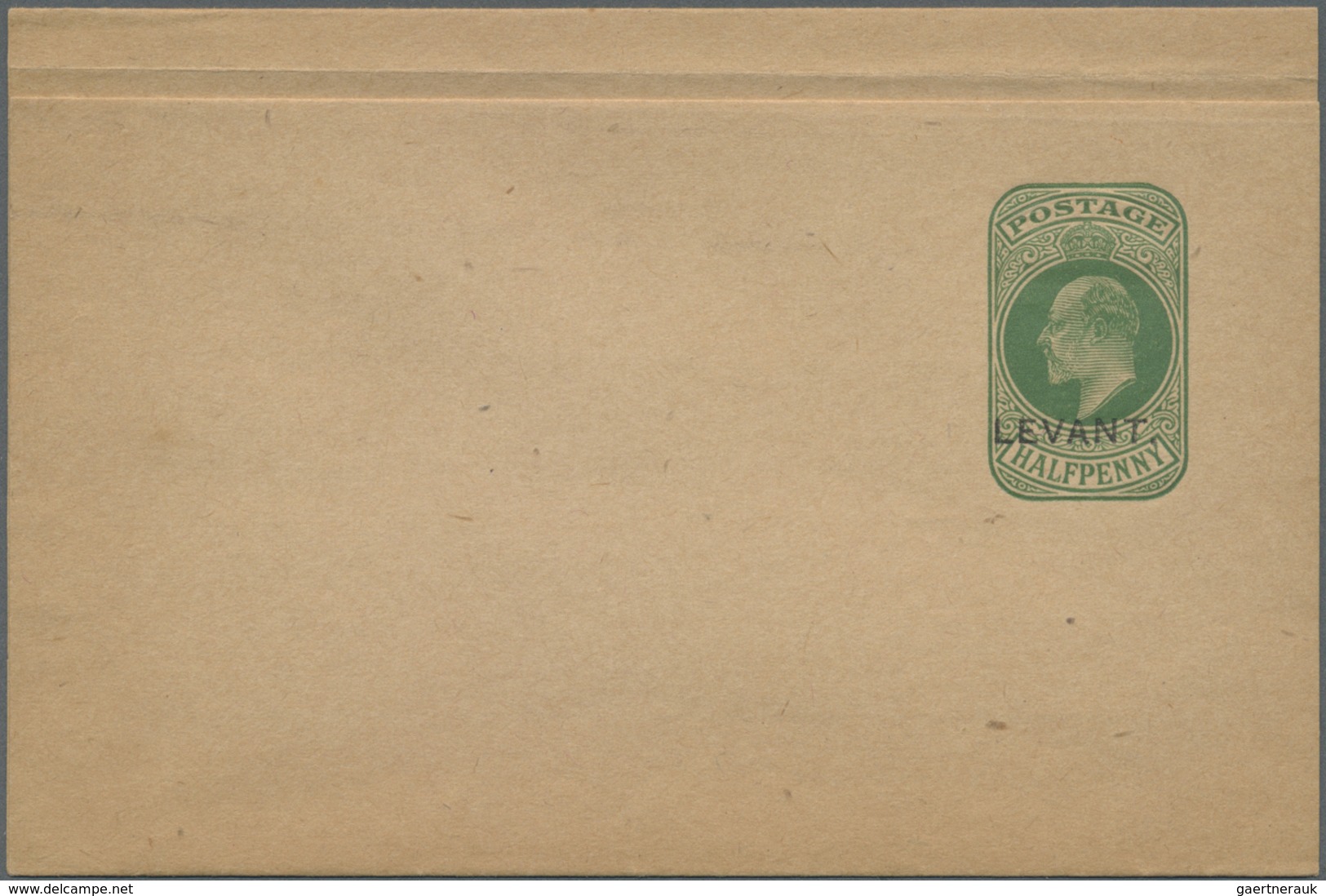 GA Britische Post In Der Türkei: 1902-1912: Collection Of 10 Postal Stationery Cards, Registered Envelo - Autres & Non Classés
