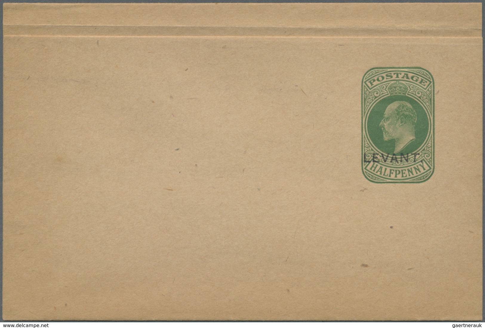 GA Britische Post In Der Türkei: 1902-1912: Collection Of 10 Postal Stationery Cards, Registered Envelo - Other & Unclassified