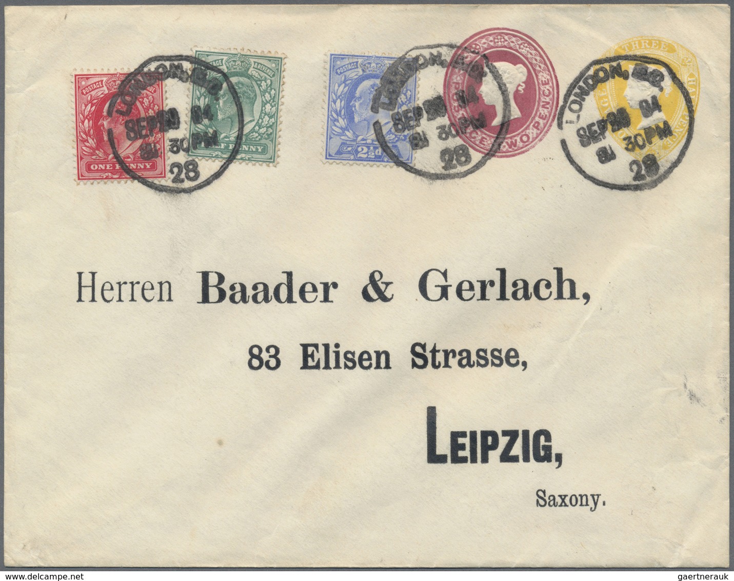 GA Großbritannien - Ganzsachen: 1877/1980, Accumulation With About 580 Unused And Used Postal Stationey - 1840 Enveloppes Mulready