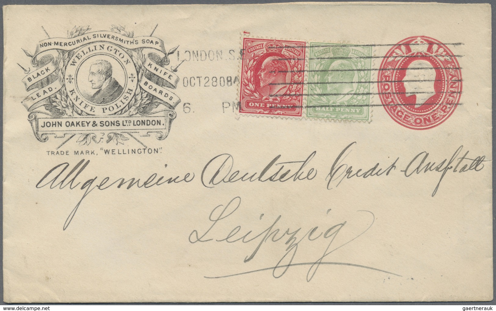 GA Großbritannien - Ganzsachen: 1877/1980, accumulation with about 580 unused and used postal stationey