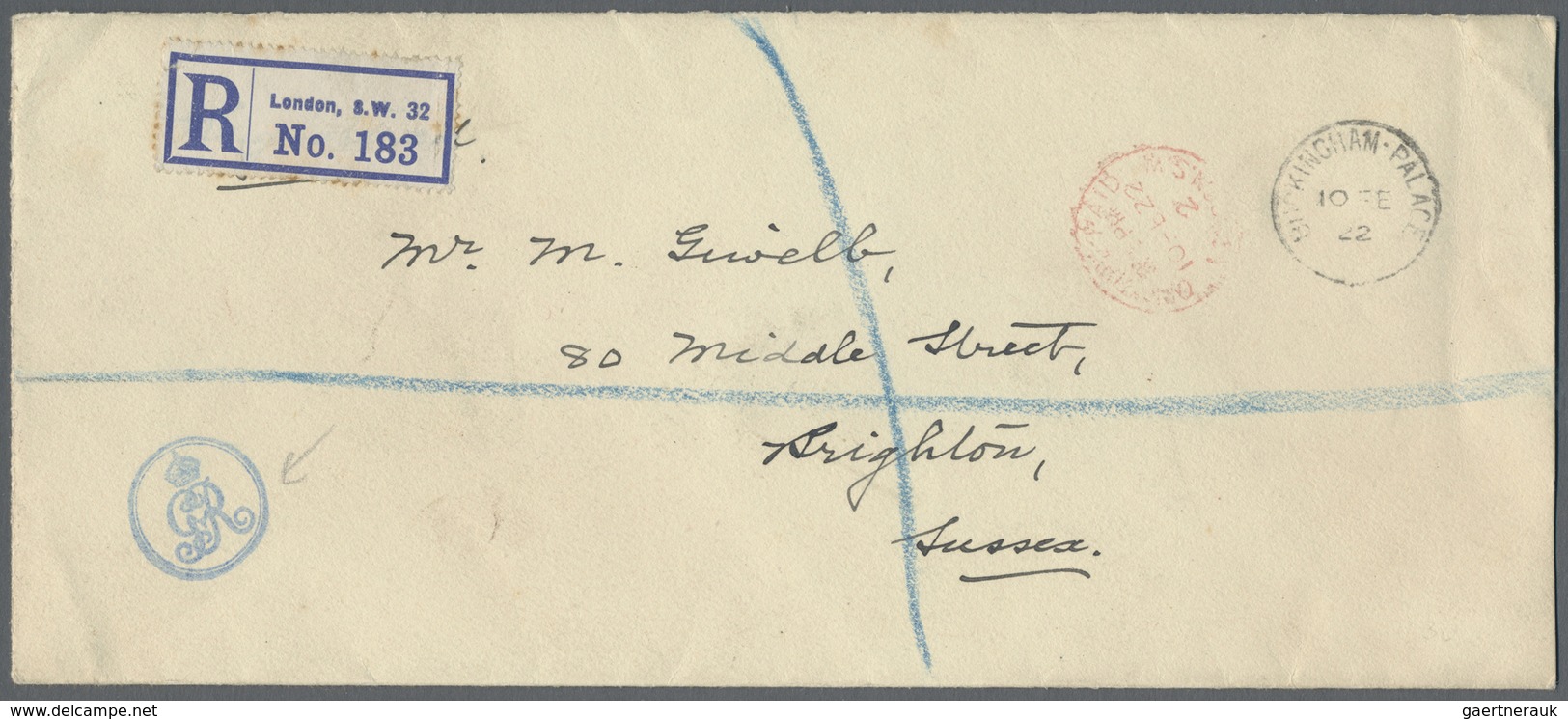 Br Großbritannien - Besonderheiten: 1903/1991: 36 letters only with OFFICIAL PAID cancellations.