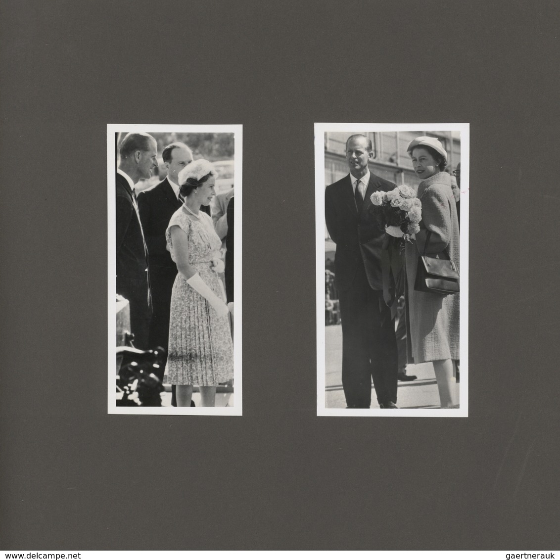 Großbritannien - Besonderheiten: 1959, HM The Queen Visiting The USA (as Queen Of Canada), Album Wit - Andere & Zonder Classificatie