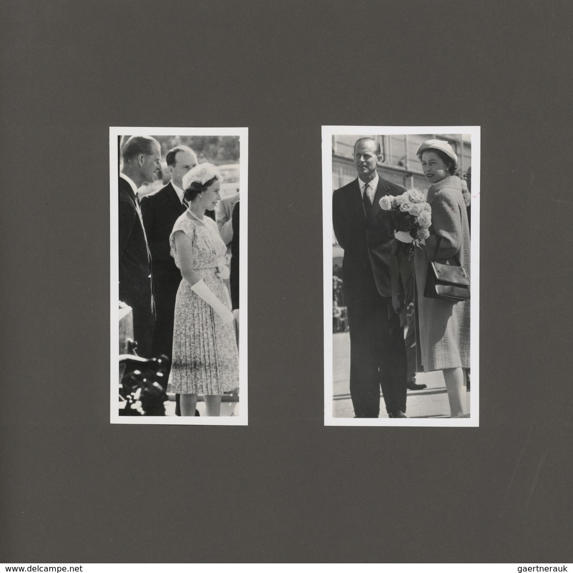 Großbritannien - Besonderheiten: 1959, HM The Queen Visiting The USA (as Queen Of Canada), Album Wit - Autres & Non Classés