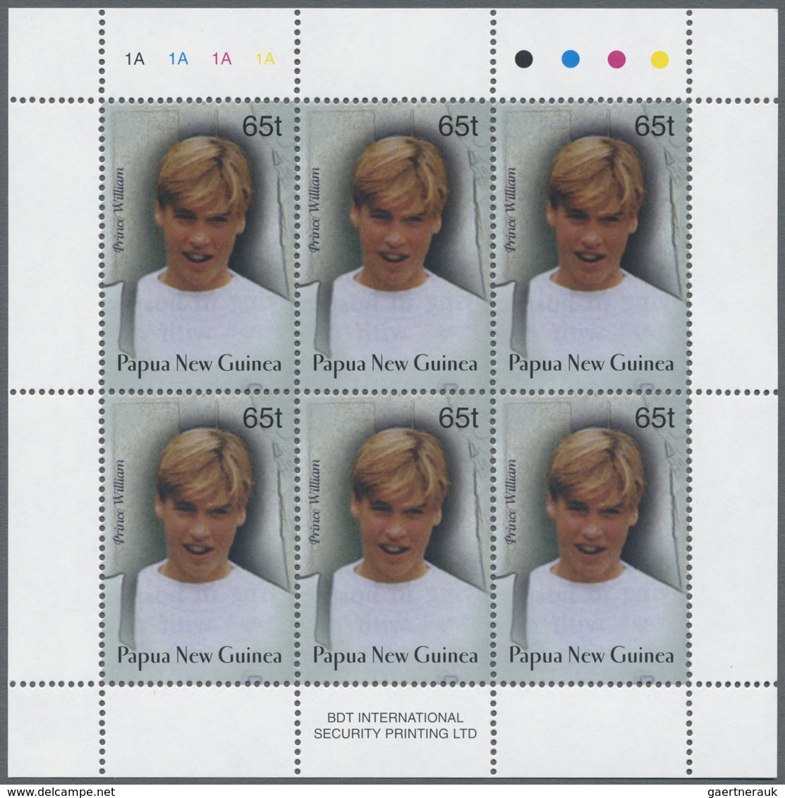 ** Großbritannien - Besonderheiten: 2003. Lot Of 4,800 Stamps "65t Prince William - Wearing White Shirt - Andere & Zonder Classificatie