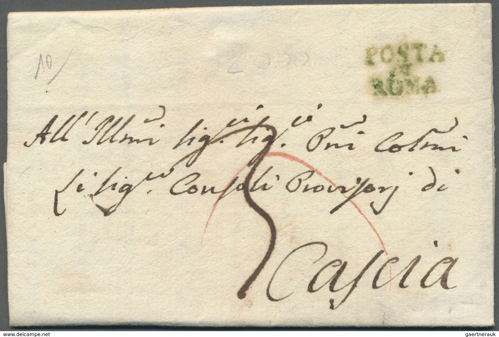 Br Italien - Vorphilatelie: 1800/1860 (ca.), lot of more than 60 folded letters from many different tow