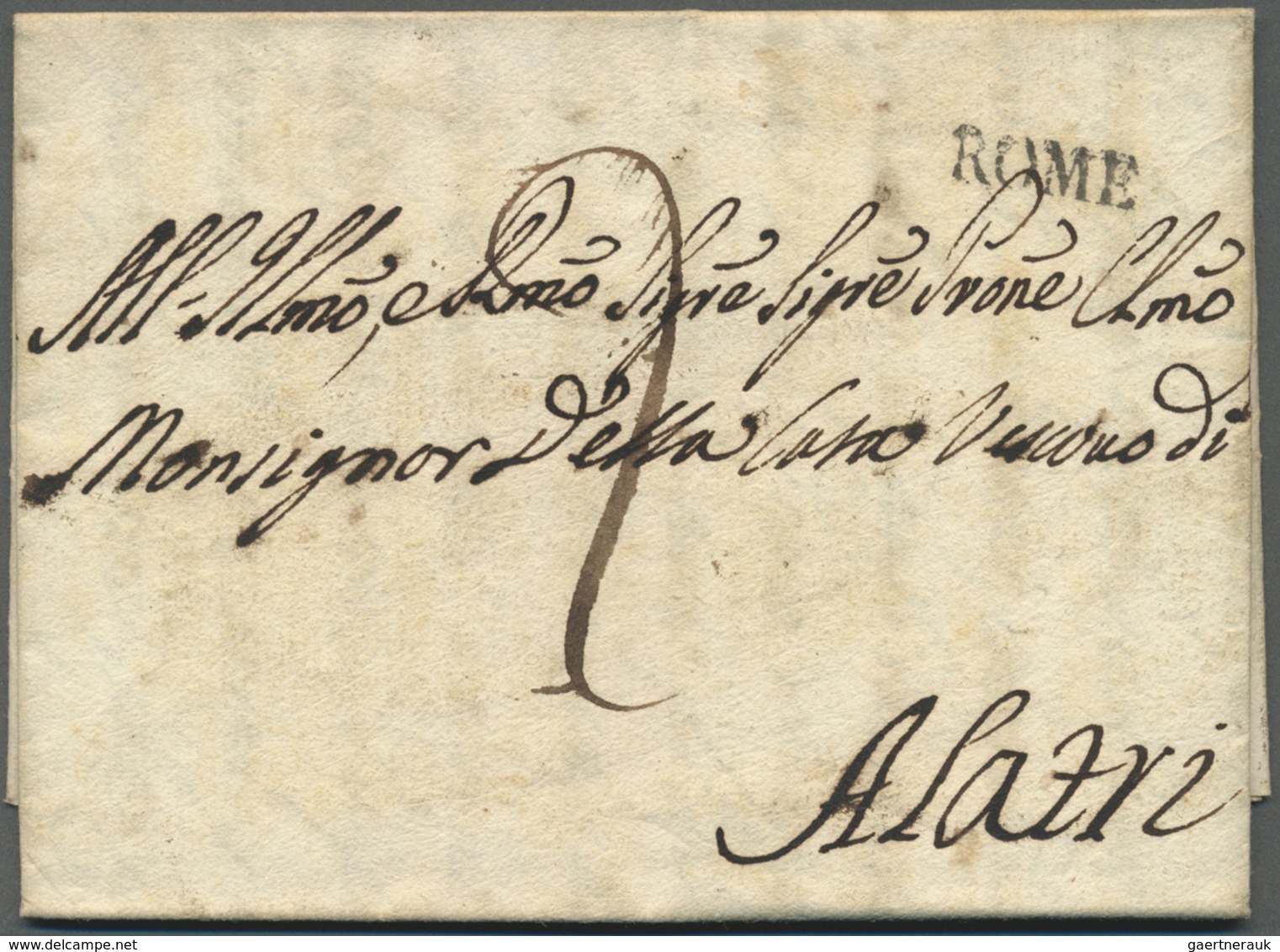 Br Italien - Vorphilatelie: 1800/1860 (ca.), lot of more than 60 folded letters from many different tow