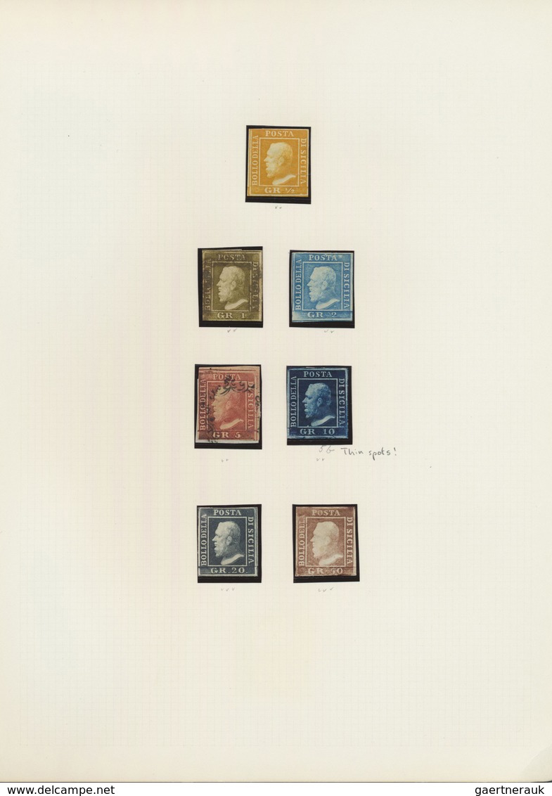 */**/O Altitalien: 1854/61, A scarce collection of classic stamps mint and used (sometimes in both conditio