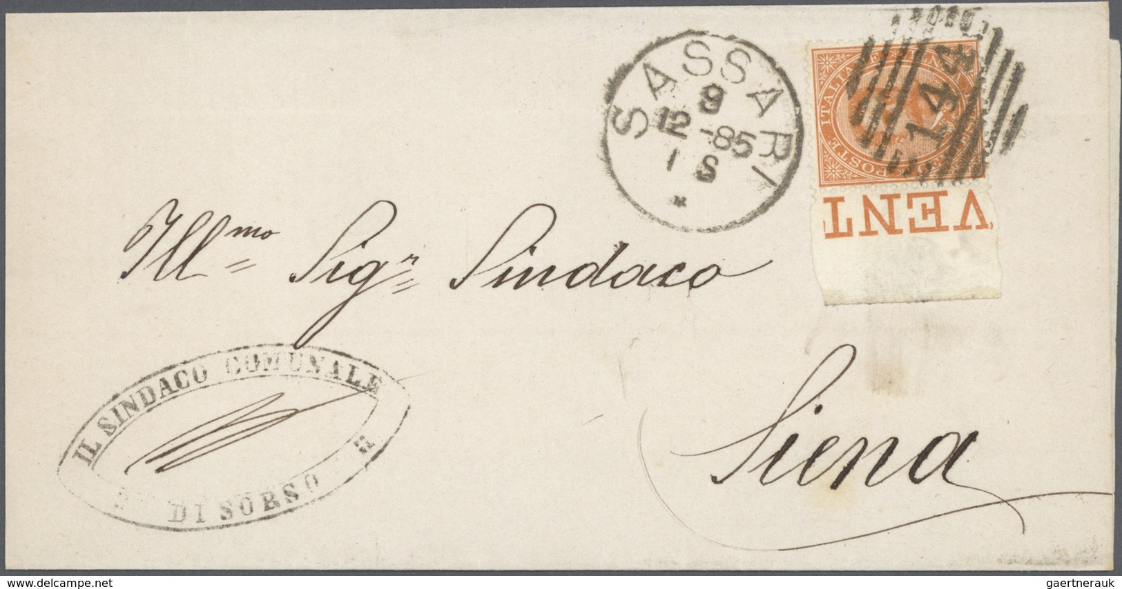 Br Italien: 1780/1921, Collection Of More Than 100 Covers (from Some Pre-philately), Main Value 1860s/1 - Marcophilie