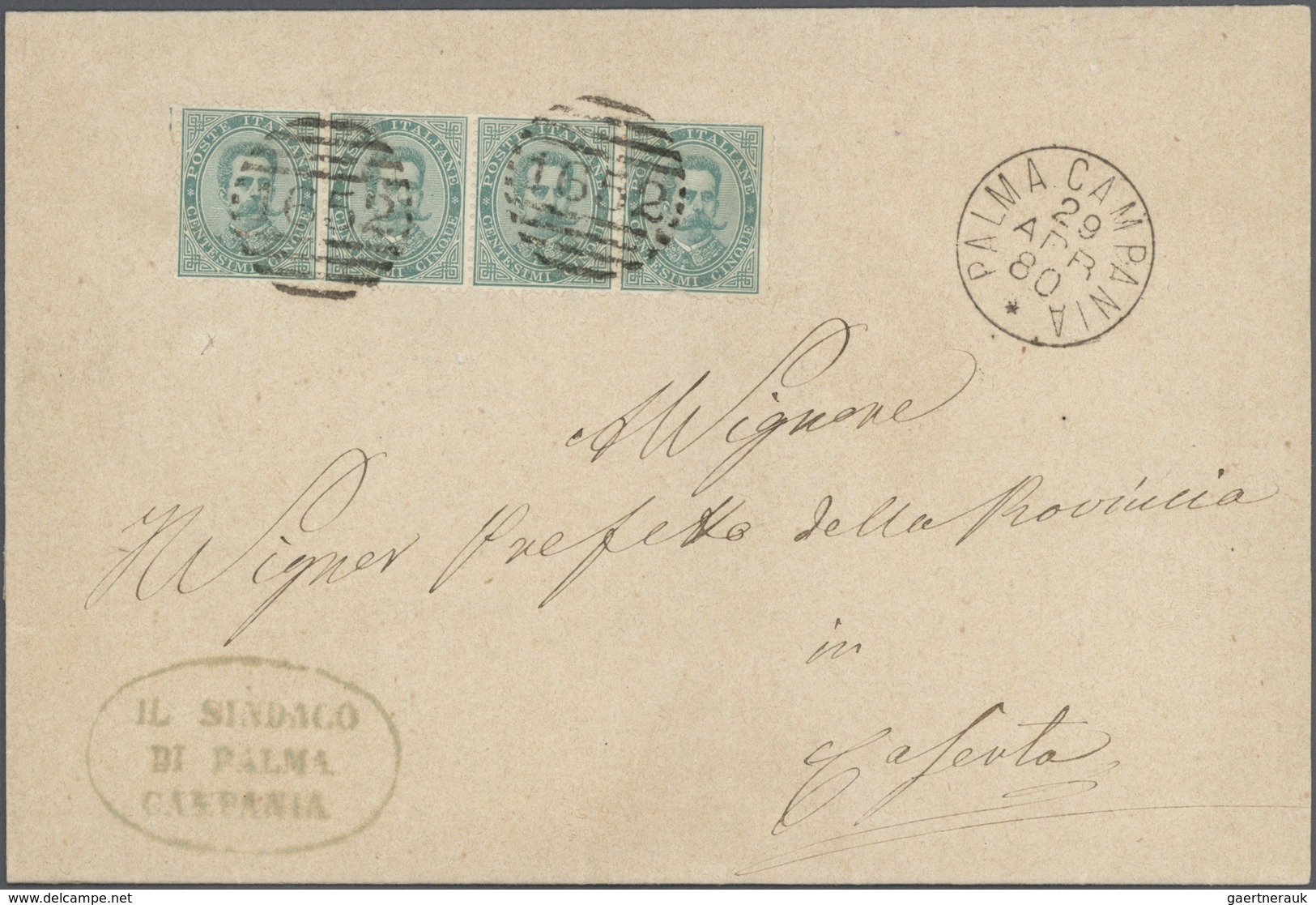 Br Italien: 1780/1921, collection of more than 100 covers (from some pre-philately), main value 1860s/1