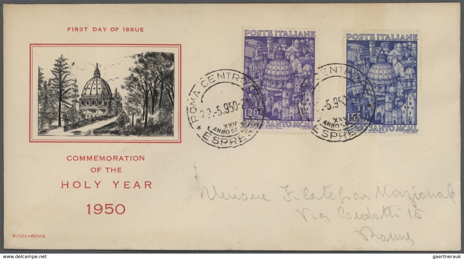 Br/GA Italien: 1858/1964, ca. 110 Briefe, Karten und Ganzsachen ab Altitalienische Staaten und inkl. San M