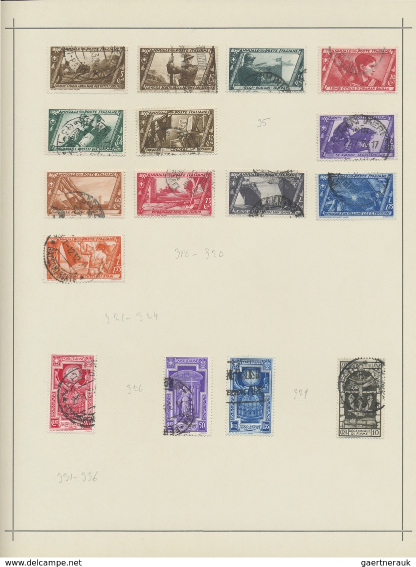 */** Italien: 1861/1958, A scarce mint LH collection of mainly the early issues with many highpriced key-