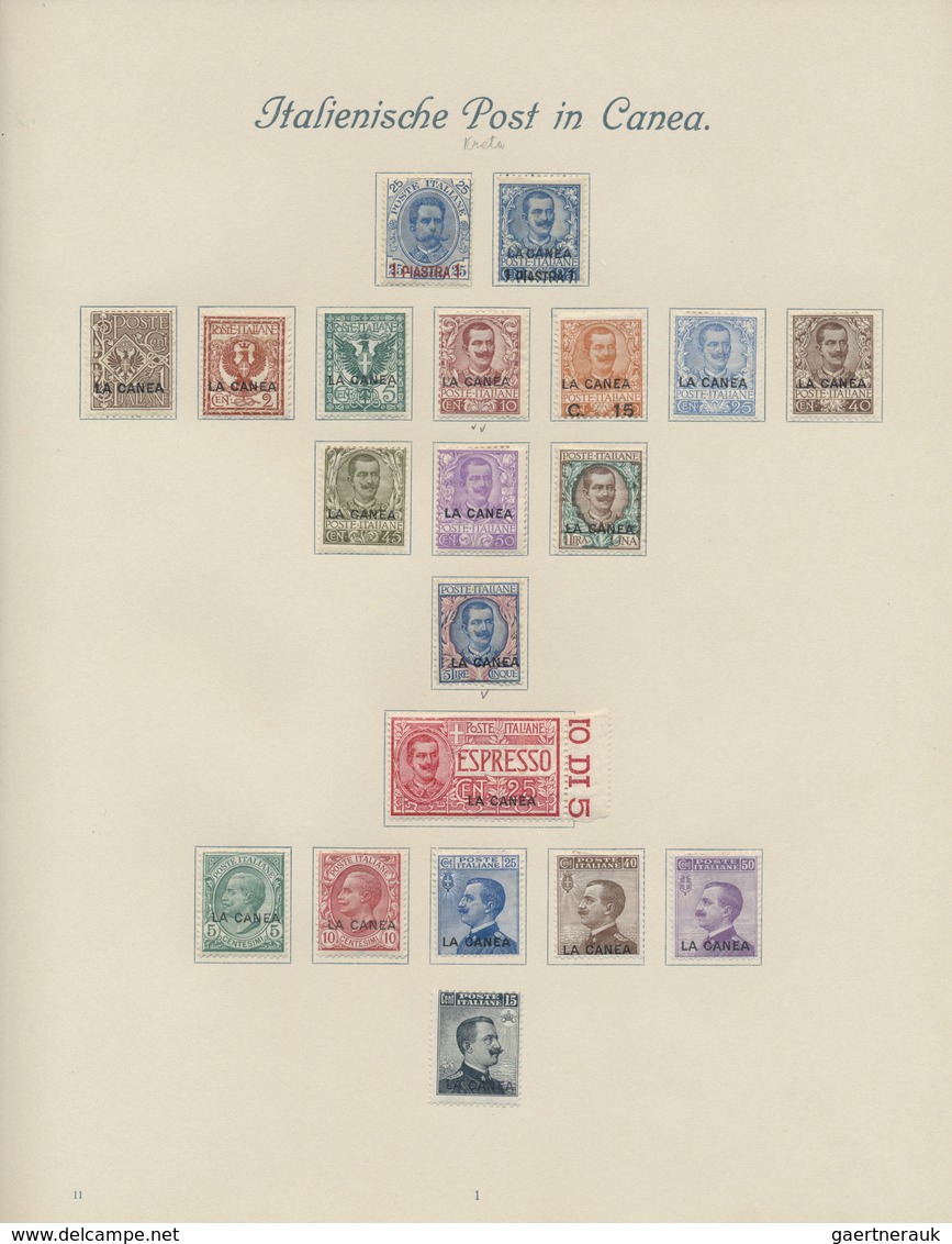 */** Italien: 1861/1958, A scarce mint LH collection of mainly the early issues with many highpriced key-