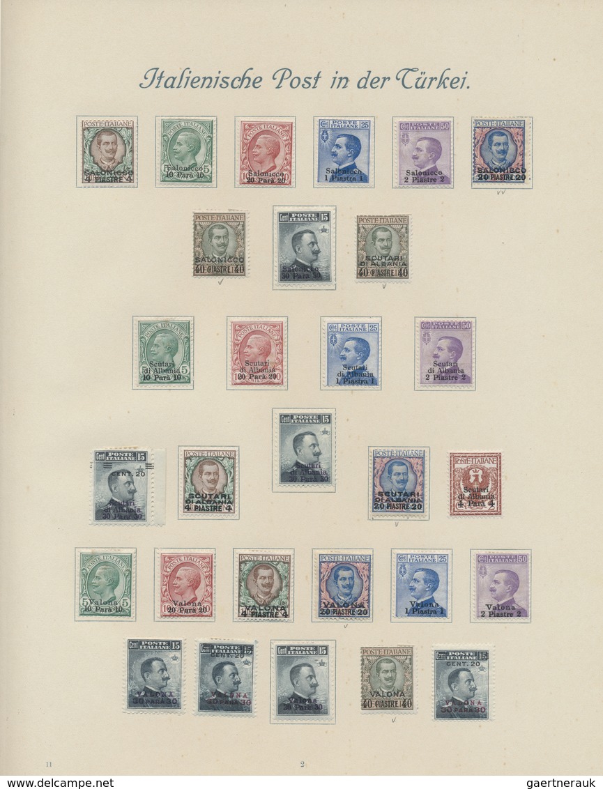 */** Italien: 1861/1958, A scarce mint LH collection of mainly the early issues with many highpriced key-