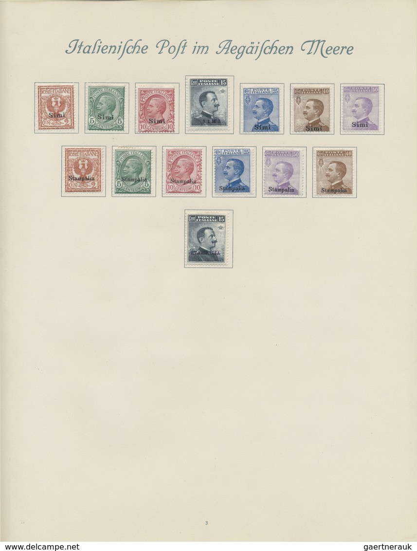 */** Italien: 1861/1958, A scarce mint LH collection of mainly the early issues with many highpriced key-