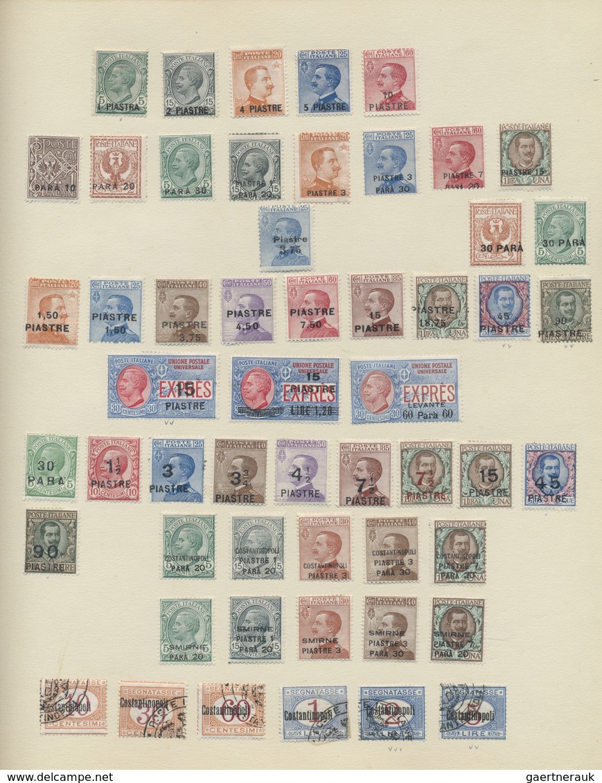 */** Italien: 1861/1958, A scarce mint LH collection of mainly the early issues with many highpriced key-