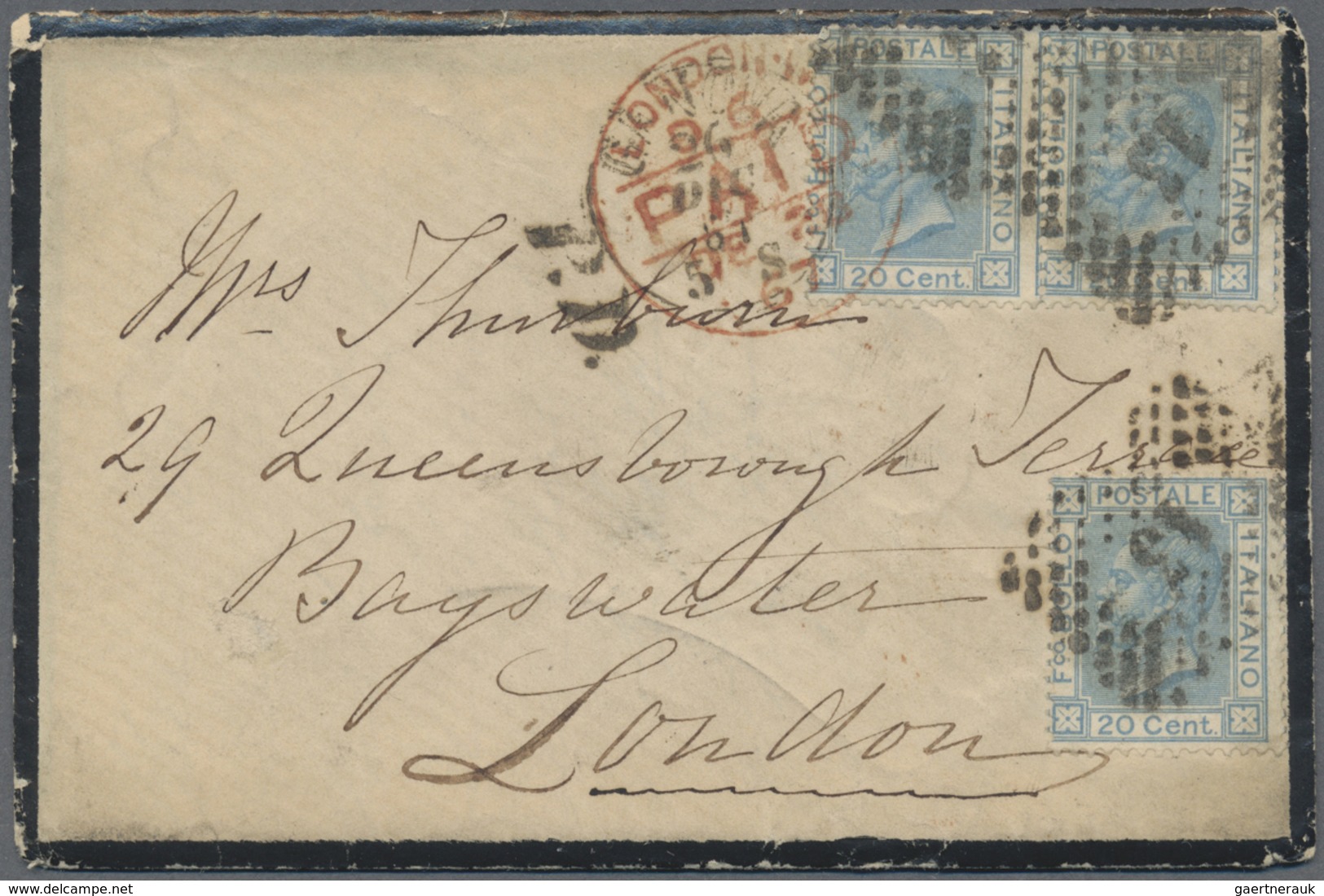 Br Italien: 1866/1949, Lot With 18 Covers From Victor Emanuel Issue Until Post-WWII Era, Comprising 3 X - Marcophilie