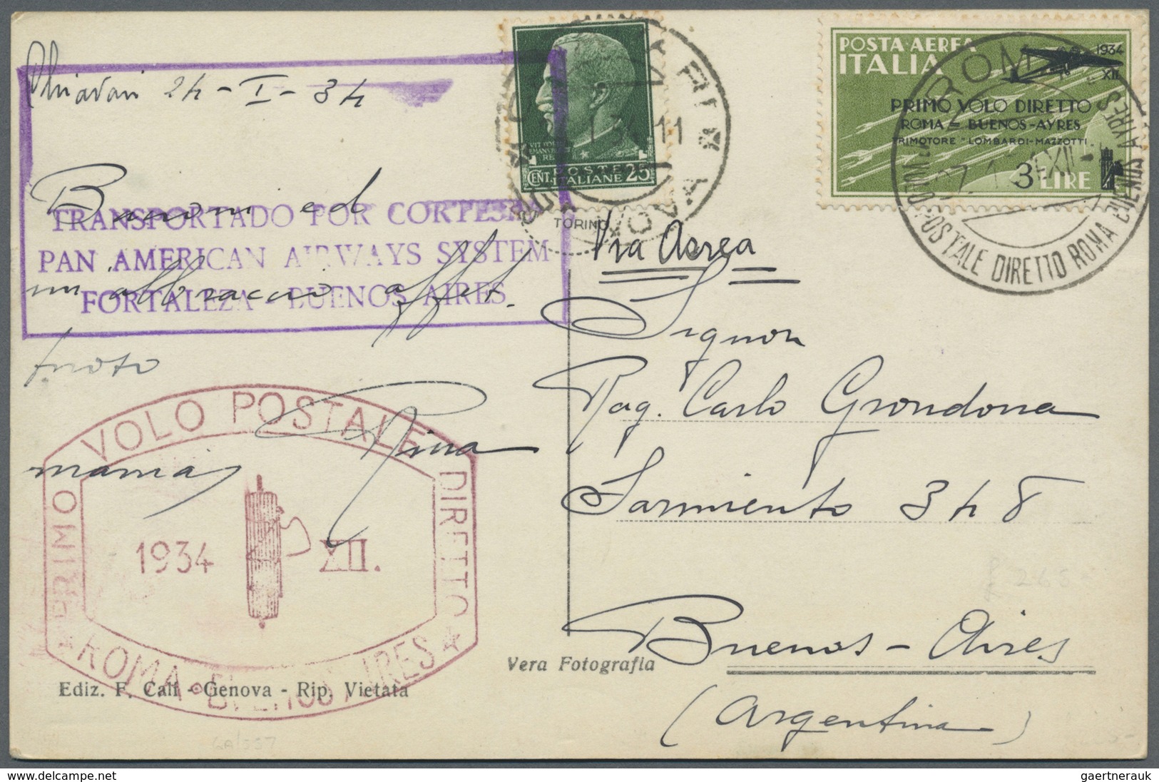 Br/GA Italien: 1871/1949, Italy/Area, group of six better entires, e.g. 1871 registered cover, 1933 Vatica