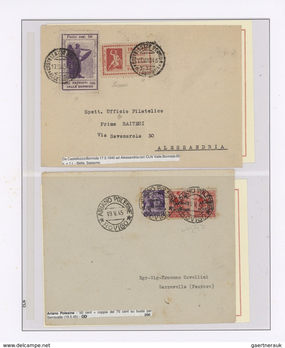 **/*/O/Br Italien: 1943/1946: Impressive Collection "Italy Local Issues Of World War II", Starting With Campio - Marcophilie