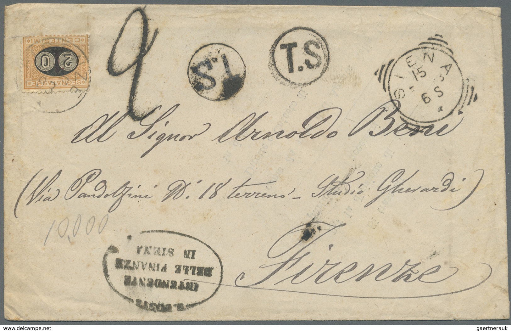 Br/Brfst Italien - Portomarken: 1883/1970 (ca) 80+ Covers With Porto Stamps - A Huge Part Of Them "used As Re - Taxe