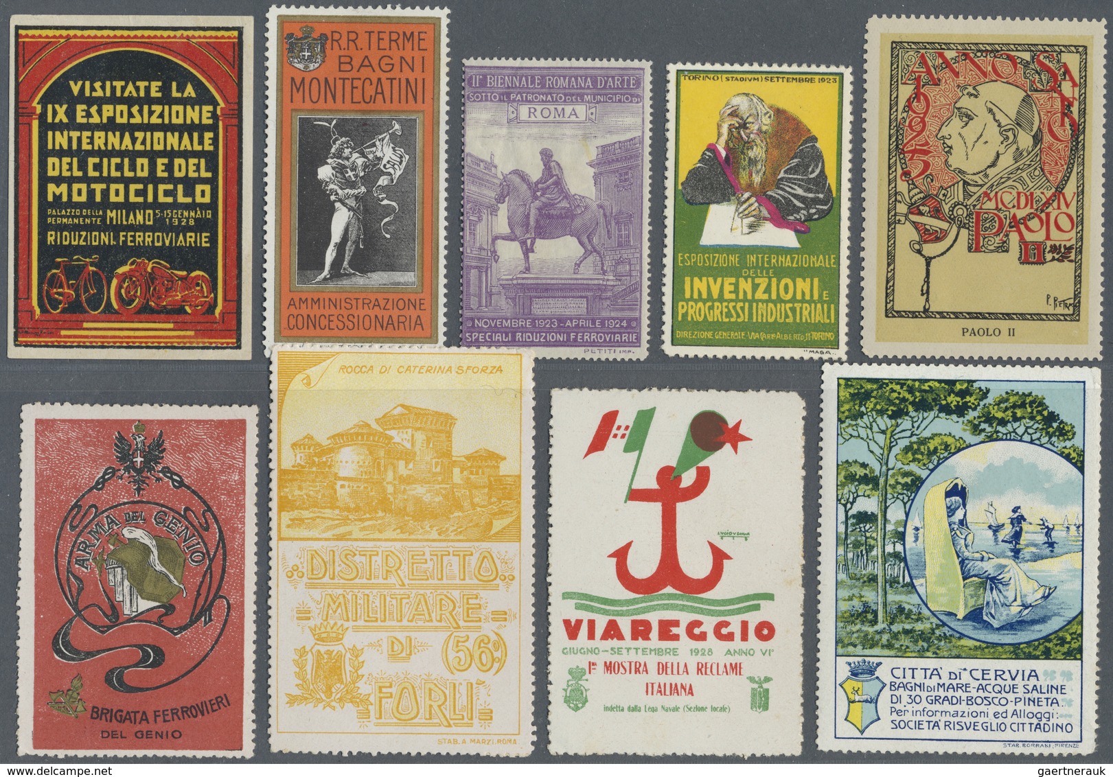 Italien - Besonderheiten: 1894/1970 ca., CINDERELLA DE LUXE, comprehensive collection with hundreds
