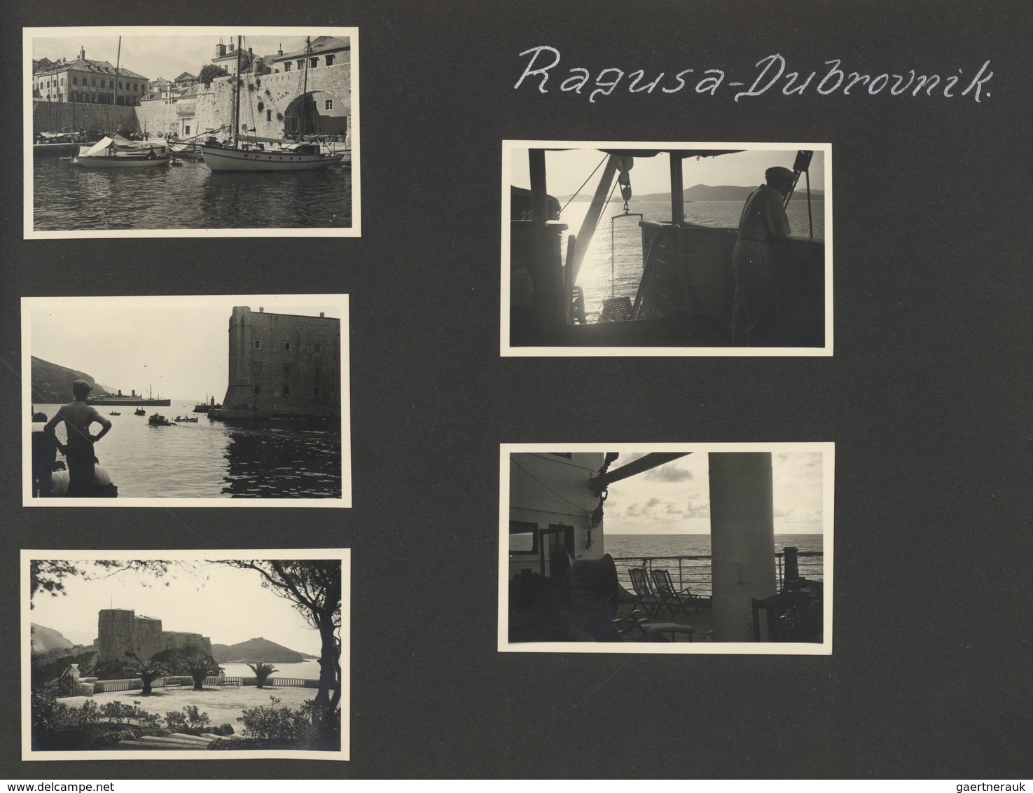 Italien - Besonderheiten:  1934: Photo Album From The Mediterrean Sea Travel Of The Norddeutsche Llo - Non Classés