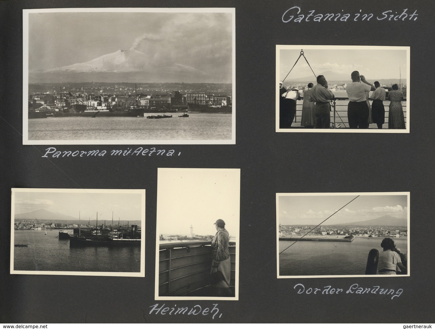 Italien - Besonderheiten:  1934: Photo Album From The Mediterrean Sea Travel Of The Norddeutsche Llo - Non Classés