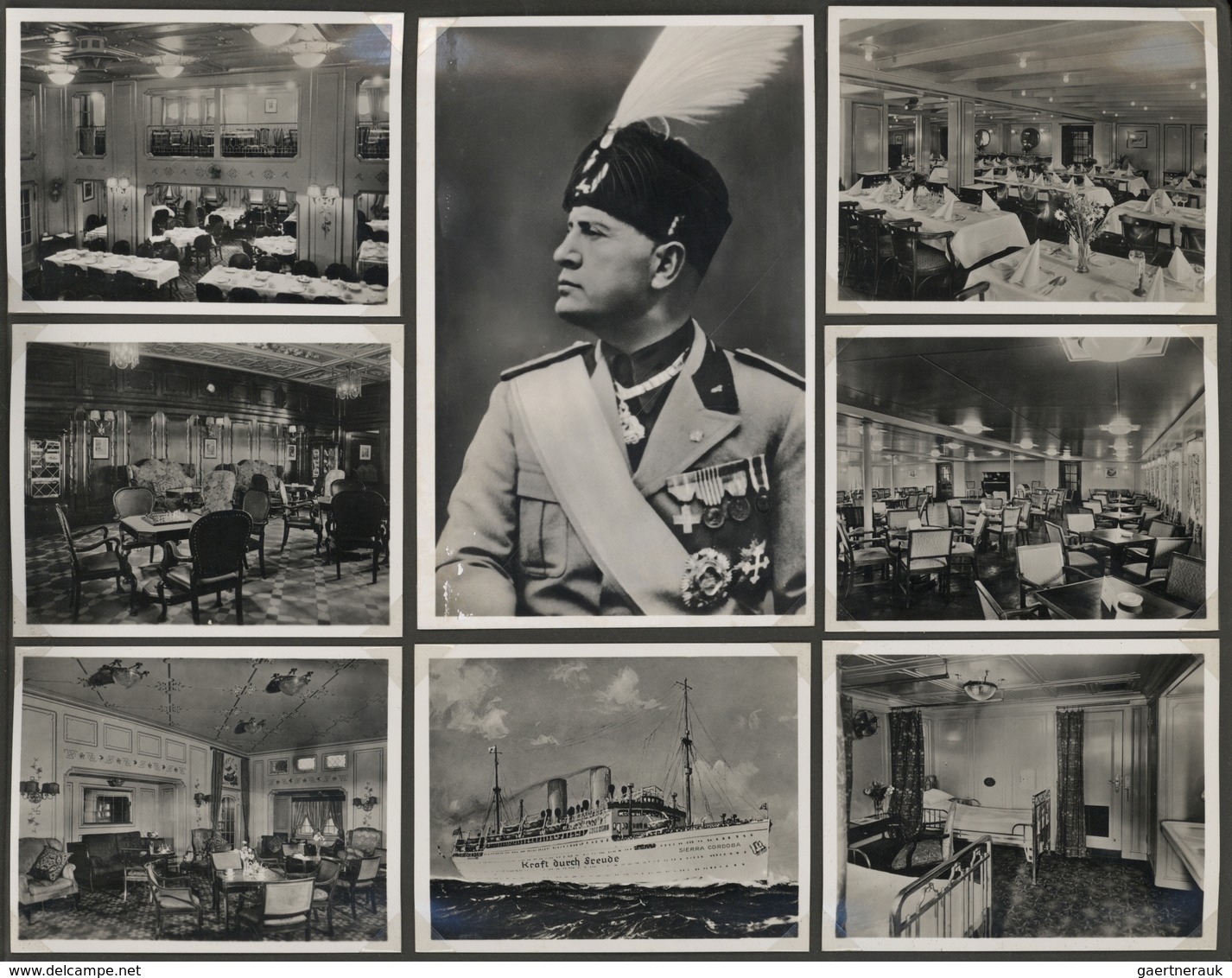 Italien - Besonderheiten: 1937: Photo Album Of A Kraft Durch Freude Ships Trip On Board Of SIERRA CO - Non Classés