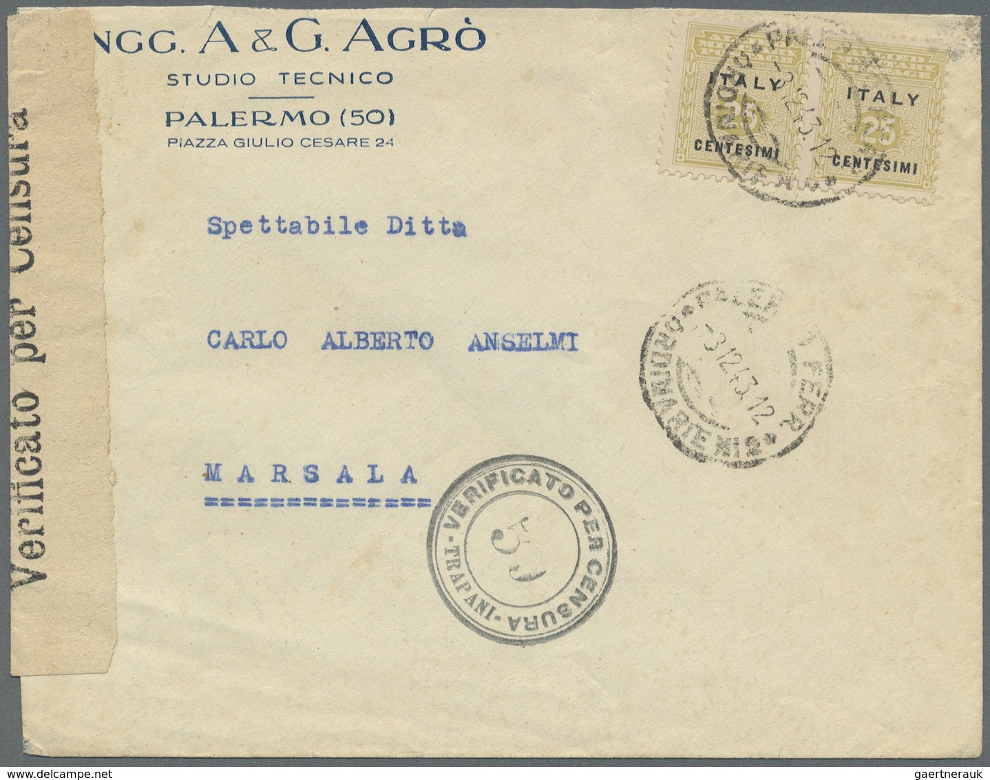 Br Italien - Besonderheiten: 1939/1945 (ca)  FIELD POST / PRISONER OF WAR: 200+  Letters / Post Cards / - Non Classés
