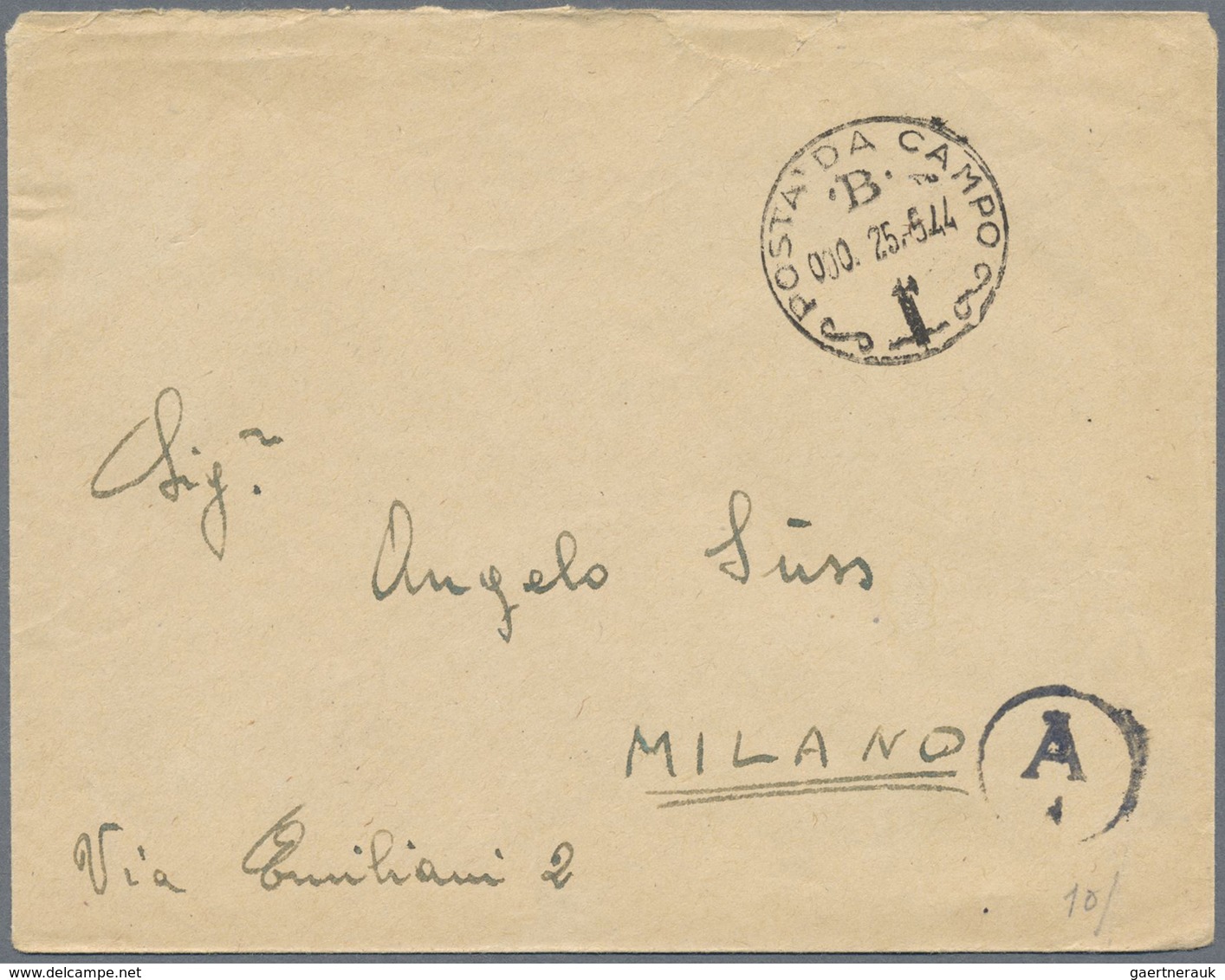 Br Italien - Besonderheiten: 1944, 14 Fieldpost Letters Of Italians Serving In The German Wehrmacht Inc - Non Classés