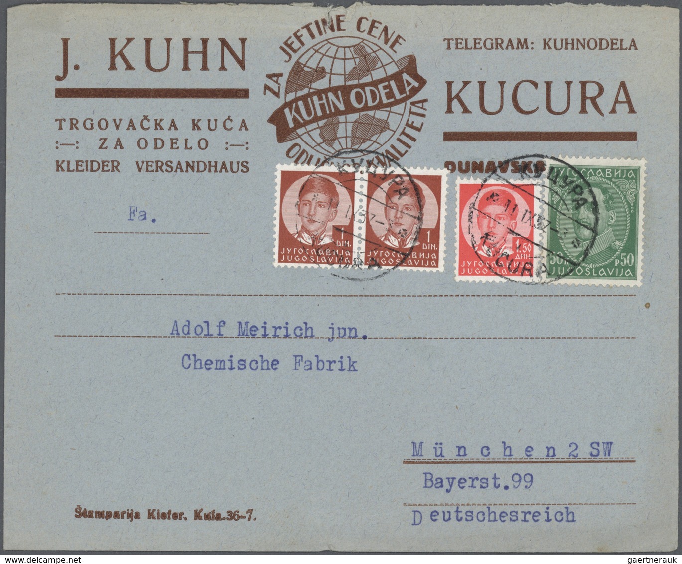 Br/GA/ Jugoslawien: 1900/1980 (ca.), lot of ca. 1250 covers, cards, postal stationery and souvenier pc from