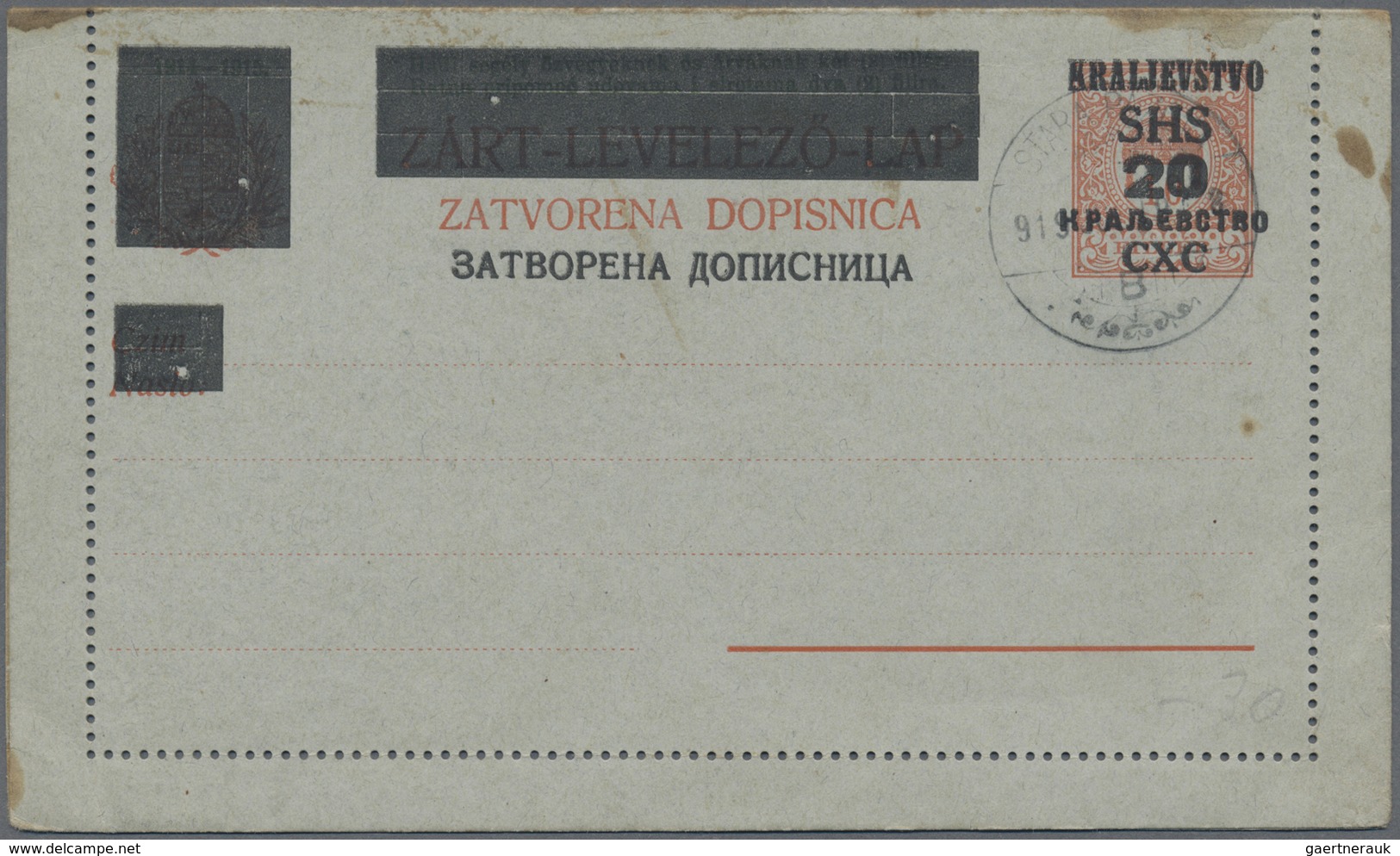 Br/GA/** Jugoslawien: 1900/1970, Posten Von Mehreren Hundert Belegen Ab Der österr. Zeit Bis Zur Moderne, Dab - Lettres & Documents